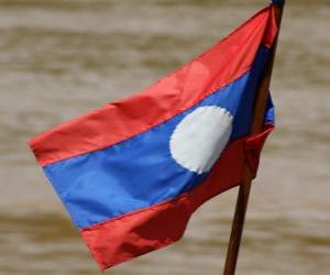 пазл Флаг Лаоса